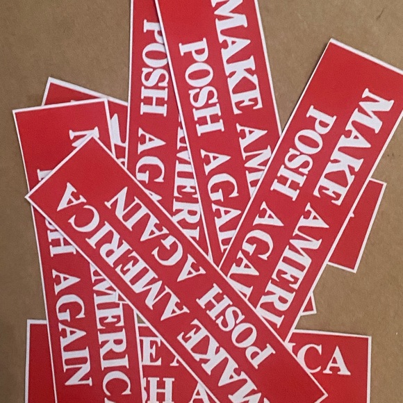 Set of 4 MAKE AMERICA POSH AGAIN Stickers - Picture 2 of 3